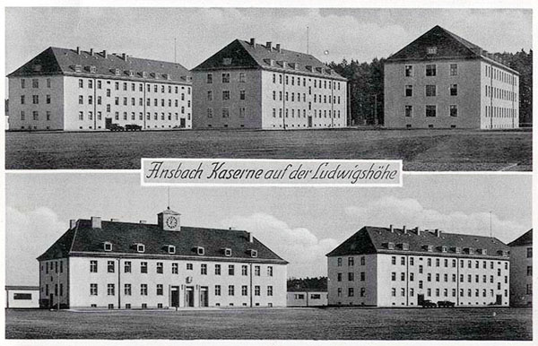 USAREUR Partial Photos Ansbach Wehrmacht Kasernes